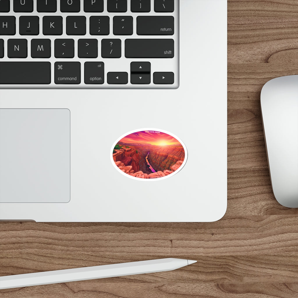Grand Canyon Arizona Die-Cut Sticker — Oval Version