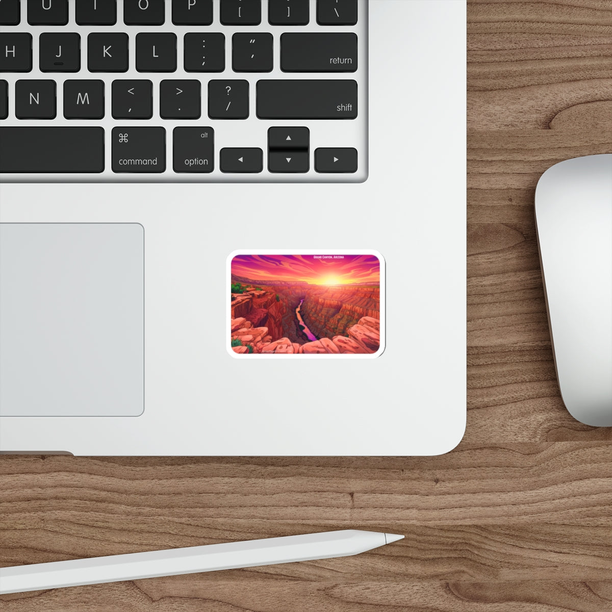 Grand Canyon Arizona Die-Cut Sticker — Rectangle Version