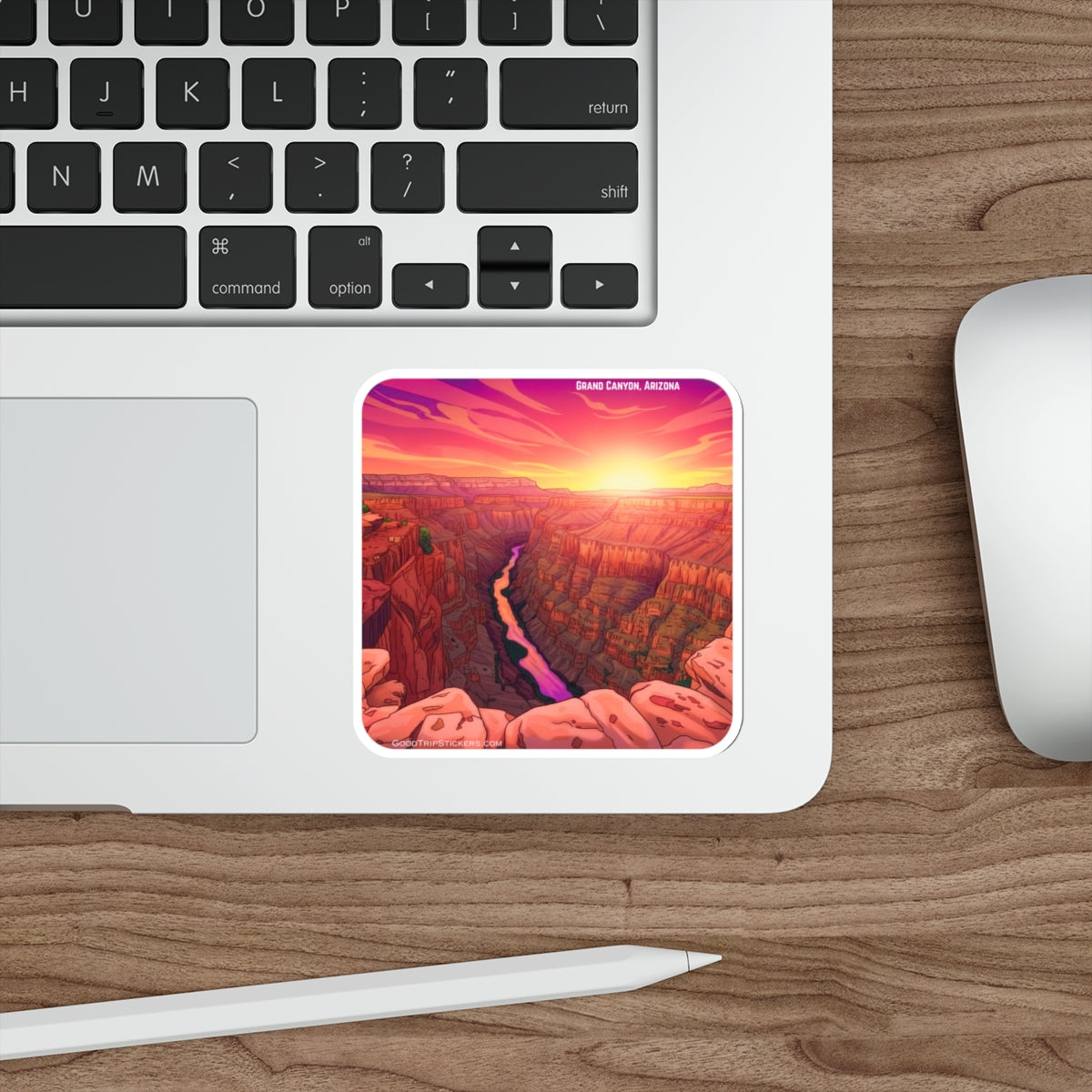 Grand Canyon Arizona Die-Cut Sticker — Square Version