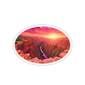 Grand Canyon Arizona Die-Cut Sticker — Oval Version