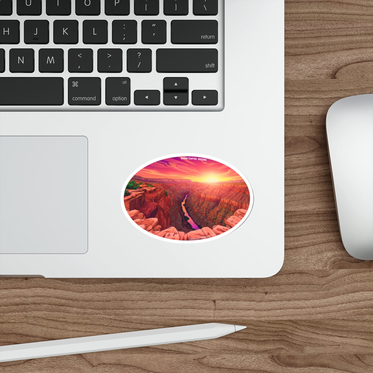 Grand Canyon Arizona Die-Cut Sticker — Oval Version